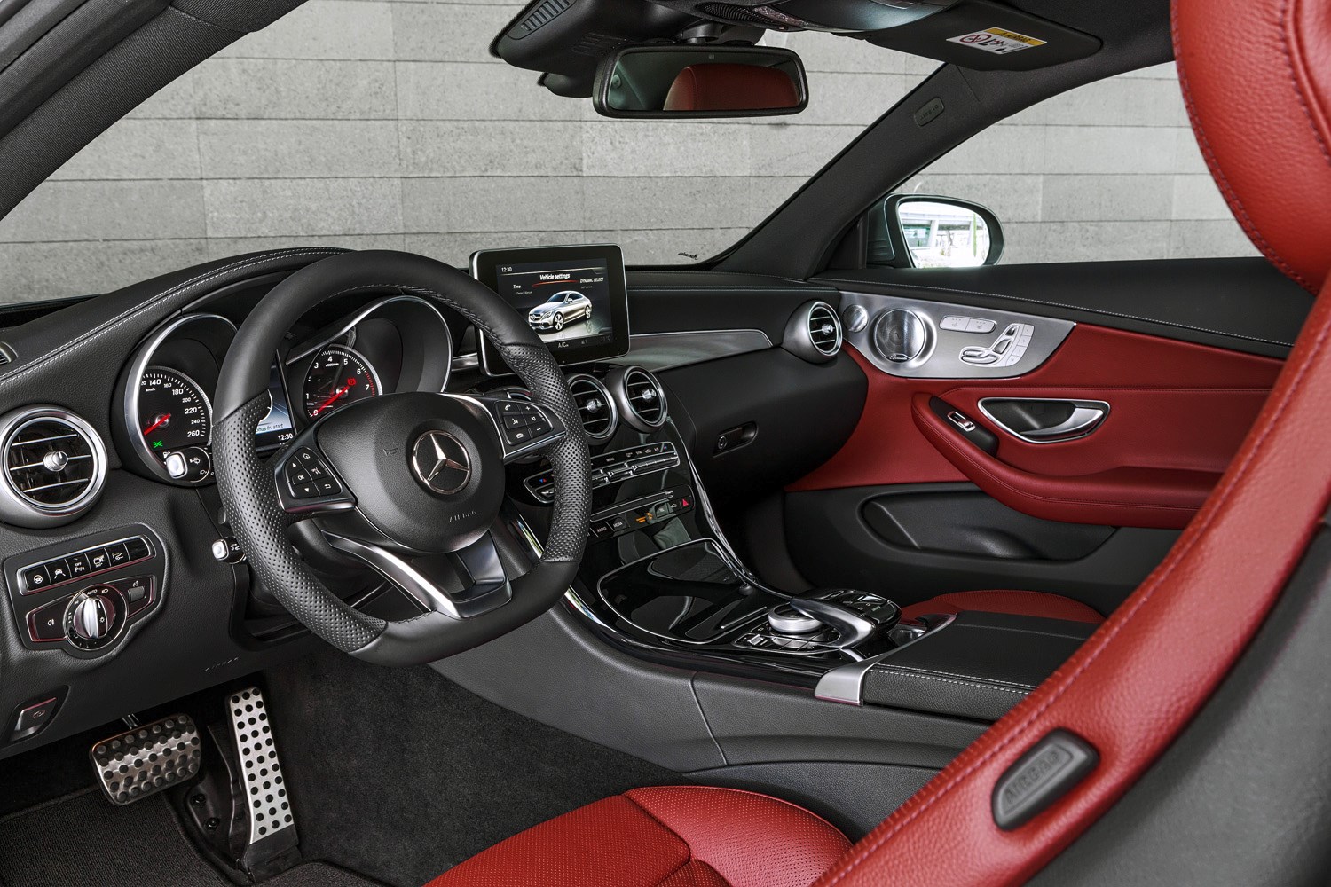 Mercedes Benz C Cl Coupe Performance Parkers Mercedes Benz C Cl Coupe 2016 Interior Detail