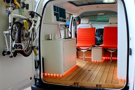 Nissan E Nv0 Workspace Concept Driven The Electric Van That S Also An Office Parkers