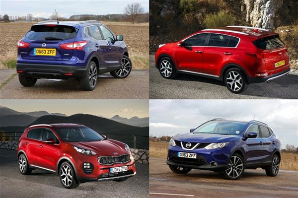 Twin test: Nissan Qashqai vs Kia Sportage | Parkers