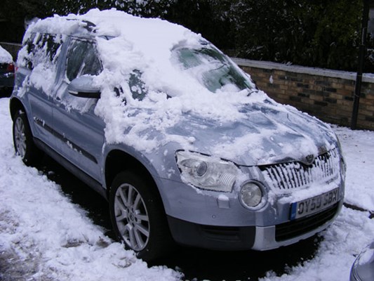 Skoda Yeti Excels In Snow Parkers