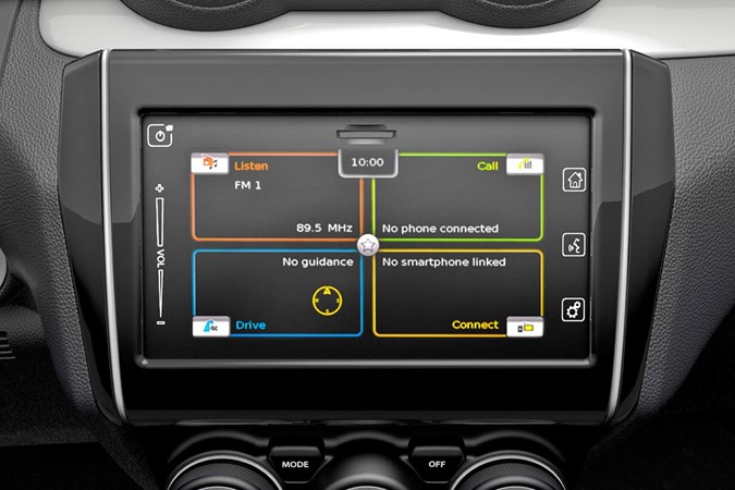 Suzuki Swift multimedia touchscreen