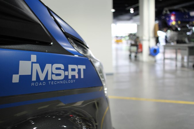 Ford MS-RT - logo at Van-Sport factory