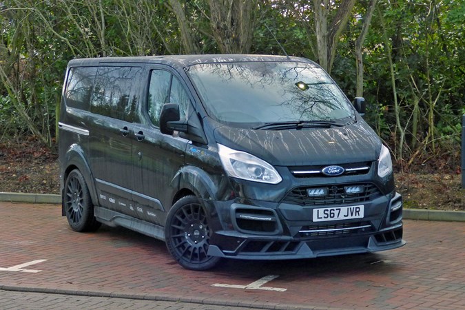 Ford Transit Custom MS-RT R-Spec auto review - parked, and filthy from driving hard