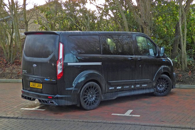 Ford Transit Custom MS-RT R-Spec auto review - rear view