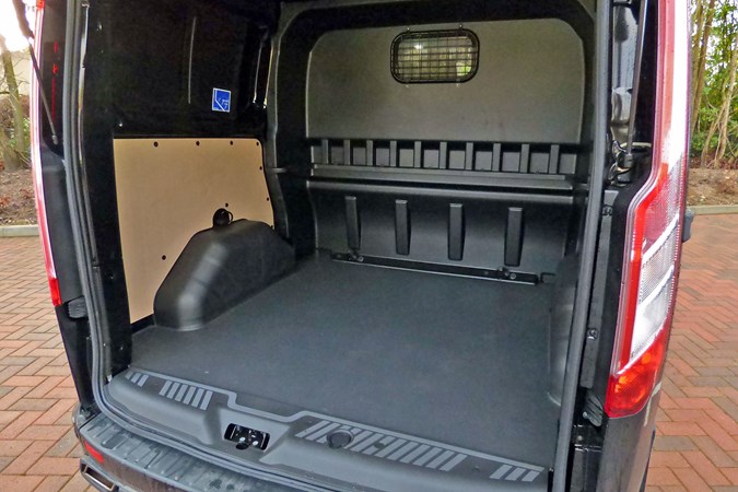 Ford Transit Custom MS-RT R-Spec auto review - load area dimensions and payload