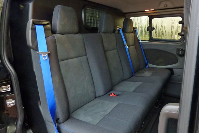 Ford Transit Custom MS-RT R-Spec auto review - rear seats