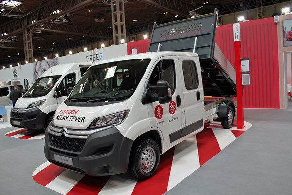 citroen launches new relay ready to run tipper conversion at the cv show cv