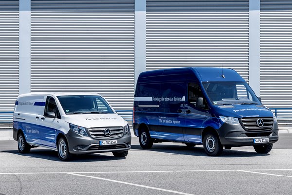 mercedes electric van