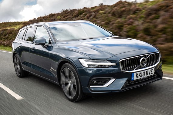 Volvo V60 Estate R-Design B6 (P) AWD auto 5d specs & dimensions | Parkers