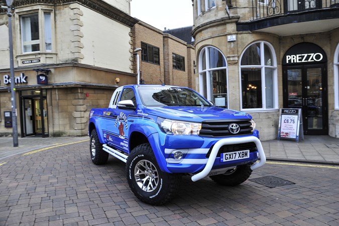 Toyota Hilux Bruiser review - AT35 suspension and wheels from Arctic Trucks