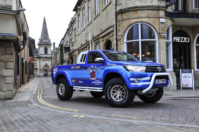 Toyota Hilux Bruiser review - turning corner in town