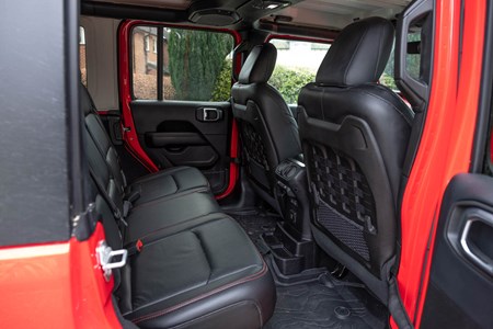 Jeep Wrangler 2021 Practicality Boot Space Dimensions Parkers - 2021 Jeep Wrangler Jl Leather Seat Covers
