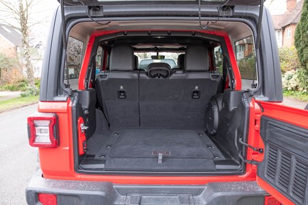 Jeep Wrangler 2020 Practicality Boot Space Dimensions Parkers