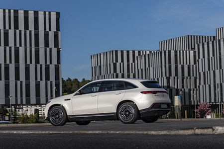 2019 Mercedes Benz Eqc Review Parkers Mercedes Eqc Rear