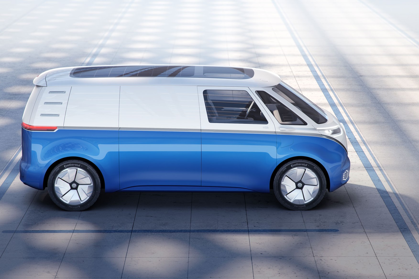 VW ID Buzz Cargo allelectric van concept world debut at the 2018 IAA