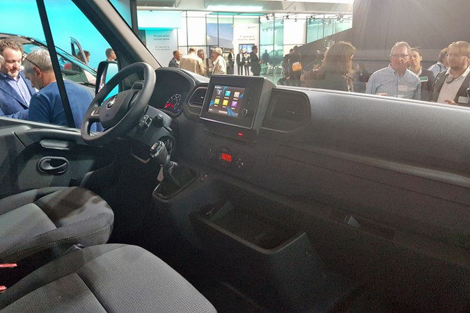 2019 Renault Master - at launch event in France, cab interior