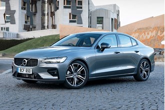 Grey Volvo S60 saloon front three-quarters