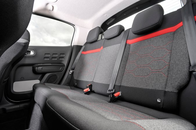 Citroen C3 Flair rear seats 2017