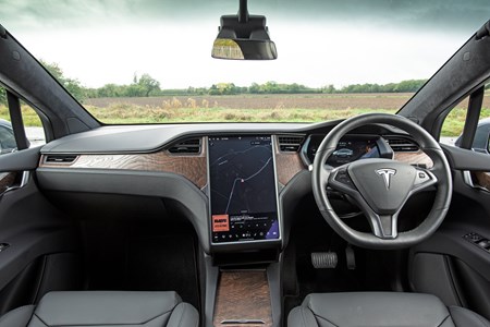 Tesla Model X 2020 Interior Layout Dashboard