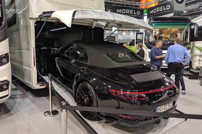 2019 Caravan Salon Dusseldorf - Morelo Empire Liner with Porsche 911