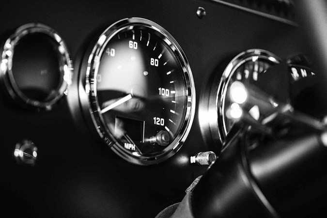 Traditional dials for Bollinger B2 pickup