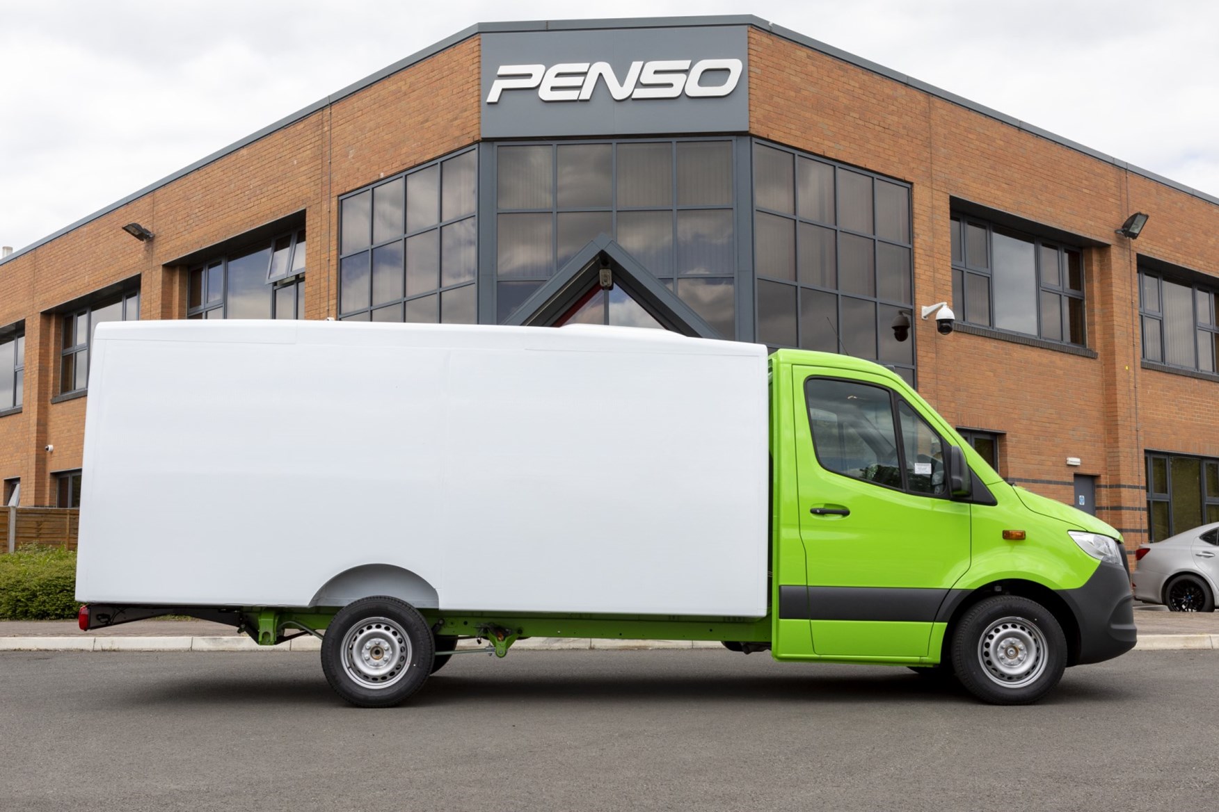 Spaceage carbonfibre van body means more payload, less fuel Parkers