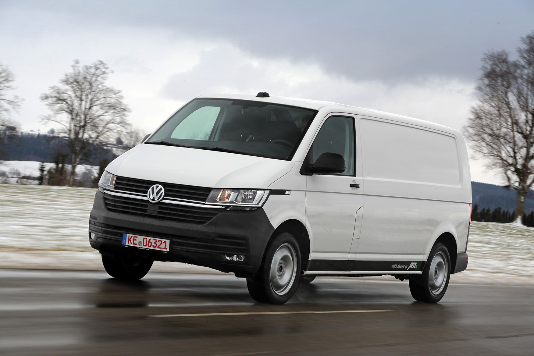 Volkswagen eTransporter electric van UK pricing and
