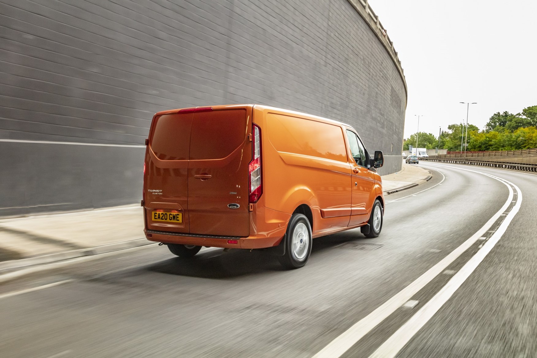 2020 Ford Transit Custom Plug-In Hybrid - rear three quarter