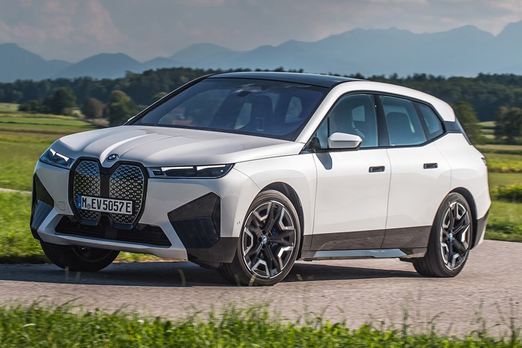BMW iX review (2021) exterior view, cornering