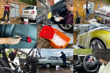 A collage of testing images for Parkers