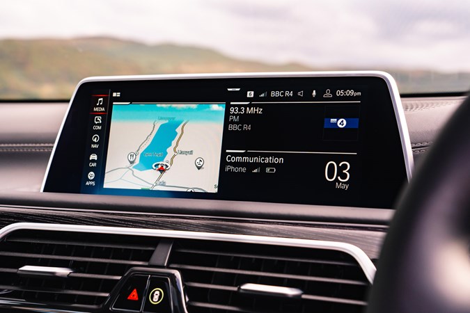 BMW 7 Series review, iDrive infotainment review