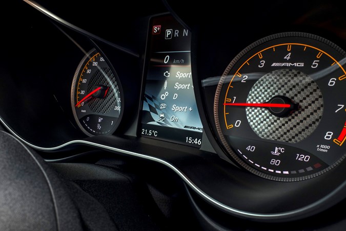 Mercedes-AMG GT S instrument cluster