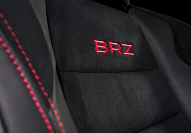 The front seats in the Subaru BRZ are extremely comfortable