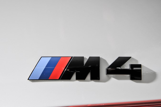 BMW M4 Competition rear badge 2017