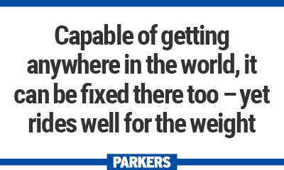 Capable of getting anywhere in the world, it can be fixed there too – yet rides well for the weight