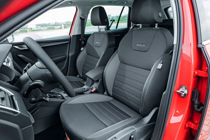 Skoda Octavia Scout: comfortable ride quality and excellent seats