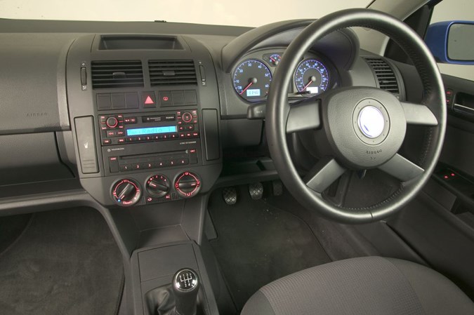 Solid, functional interior with a couple of nice touches on the VW Polo