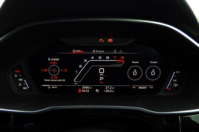 2020 Audi RS Q3 Virtual Cockpit RS mode