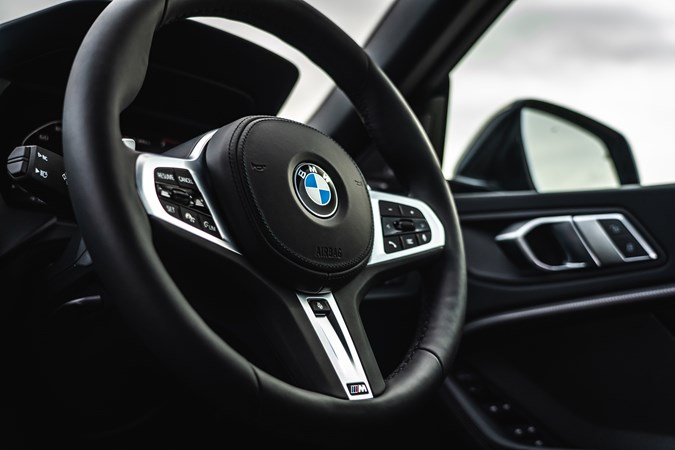 BMW 2 Series Gran Coupe M Sport steering wheel 2020