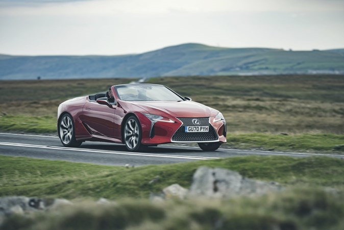 2020 Lexus LC Convertible - front tracking