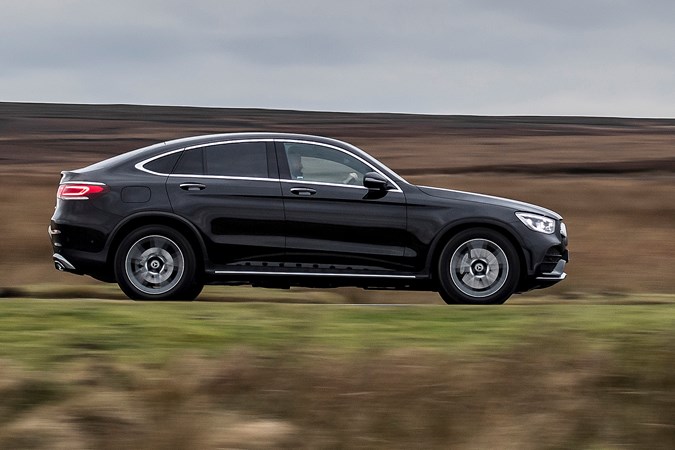 Mercedes-Benz GLC Coupe (2020) driving