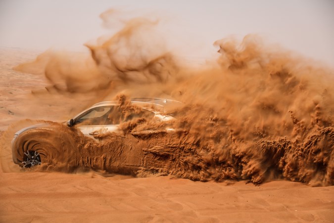 Maserati Levante SUV: off-road in the desert