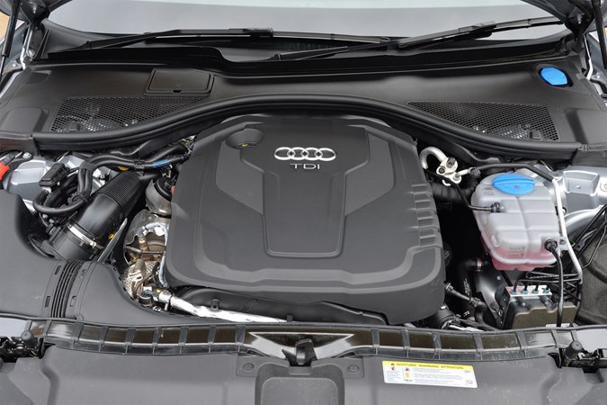 An Audi TDI diesel engine in the A6 Avant