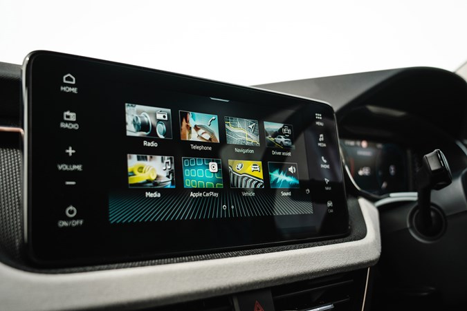 Skoda Scala touchscreen