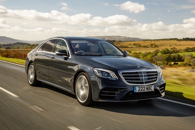 2018 Mercedes S-Class front driving