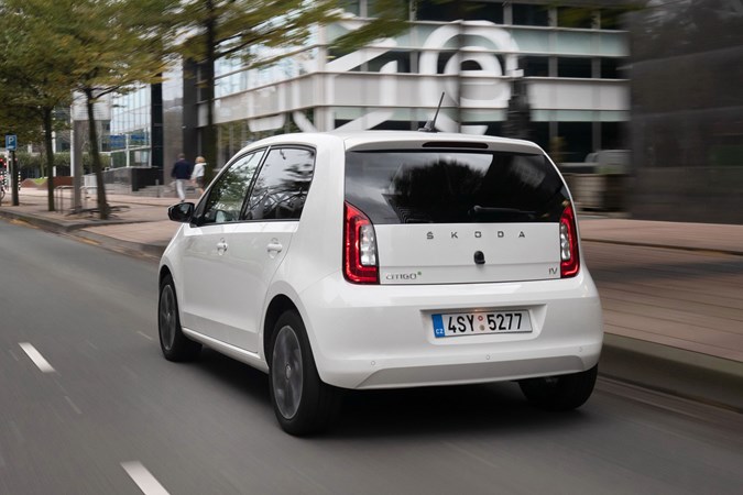 2019 Skoda Citigo-e iV rear driving