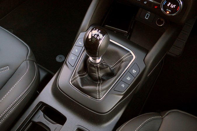The Ford Focus Active's manual gearbox feels at odds with the car's character