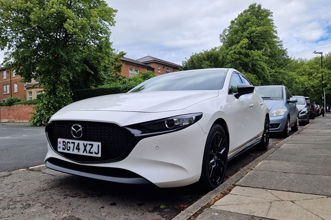 Mazda5 long-term test on Parkers.co.uk - front, white, goodbye