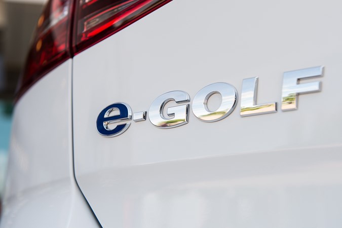 Volkswagen e-Golf badge