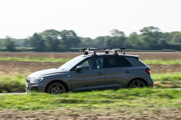 2019 Audi A1 S Line Style Edition driving
